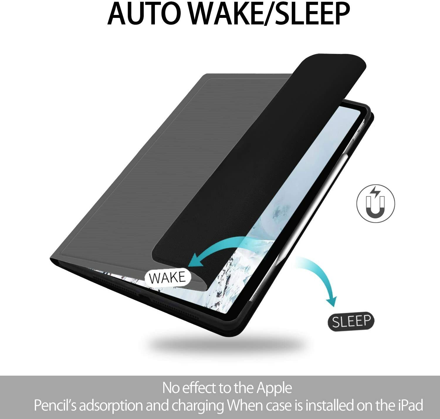 For iPad Pro 12.9 inch 6th/5th/4th Gen 2022/2021 Touchpad Backlit