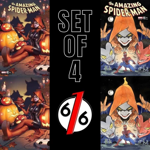 🔥🕷 AMAZING SPIDER-MAN #14 MOMOKO & R1C0 Trade Dress & Virgin Variant Set