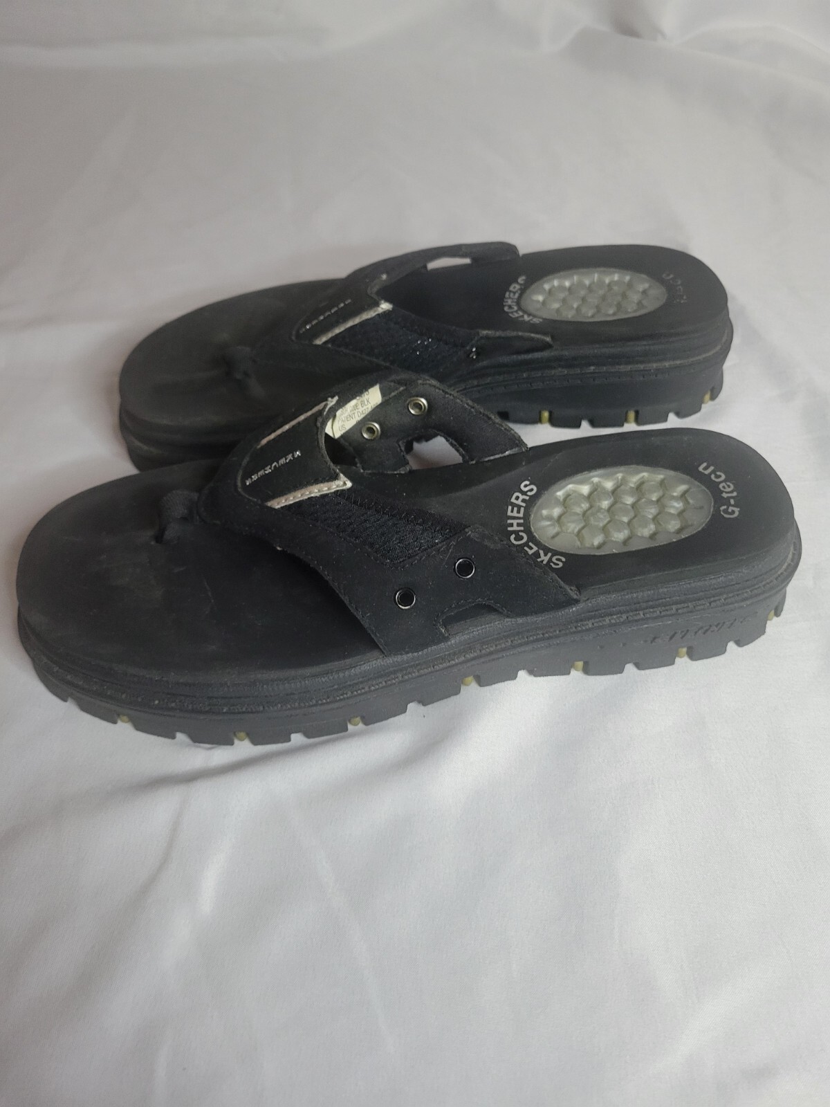 Skechers G-Tech Chunky Black Jammers (Size 9) image 2