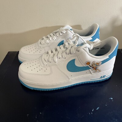 Men Size 10 - Nike Space Jam x Air Force 1 '07 Low Hare Box No Lid