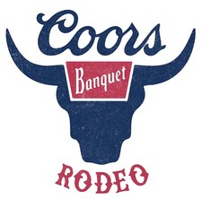 Coors Rodeo Cowboy Hat Patch / Sticker
