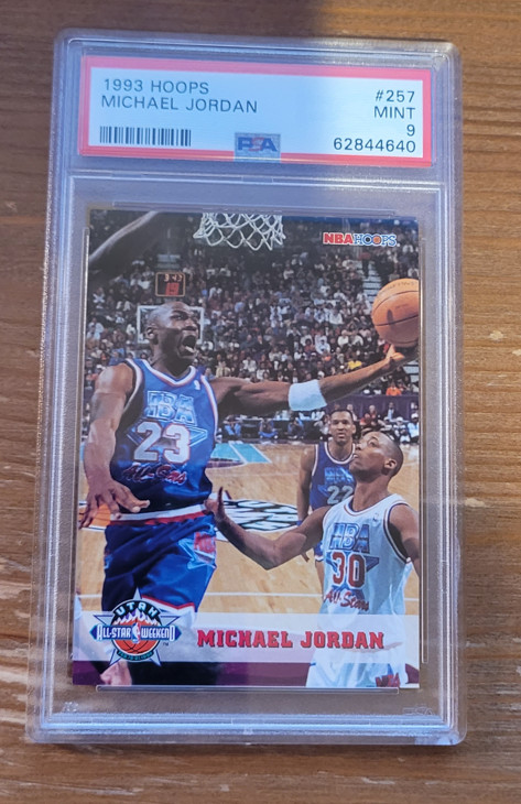 1993 Hoops Michael Jordan #257 PSA 9 Chicago Bulls