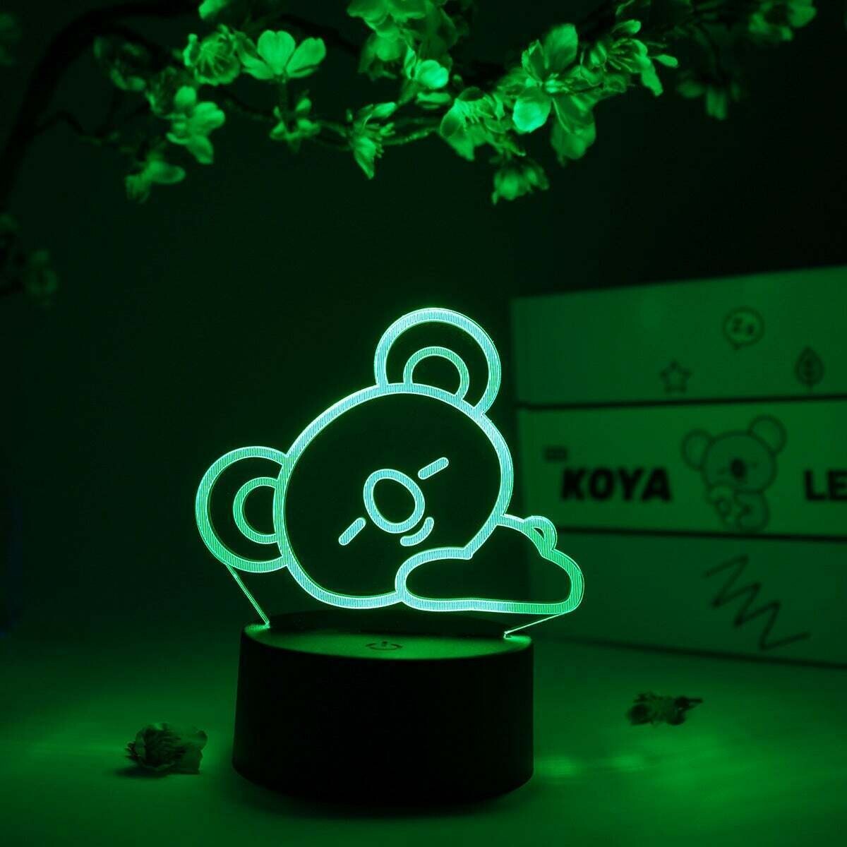 防弾少年団（BTS）【公式】BT21 MOODLIGHT　（KOYA） BTS BT21 Official Authentic Goods Koya OTAKU LAMPS LED LIGHT