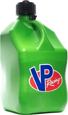 VP Racing Fuels 3562 Motorsport 5 Gallon Square Plastic Utility Jug Green 1 Jug