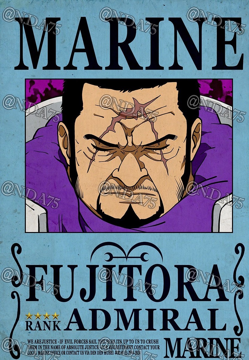 【極美品】WANTED 初版 One Piece Wanted Poster - FUJITORA **BUY 2 GET 1 FREE! see