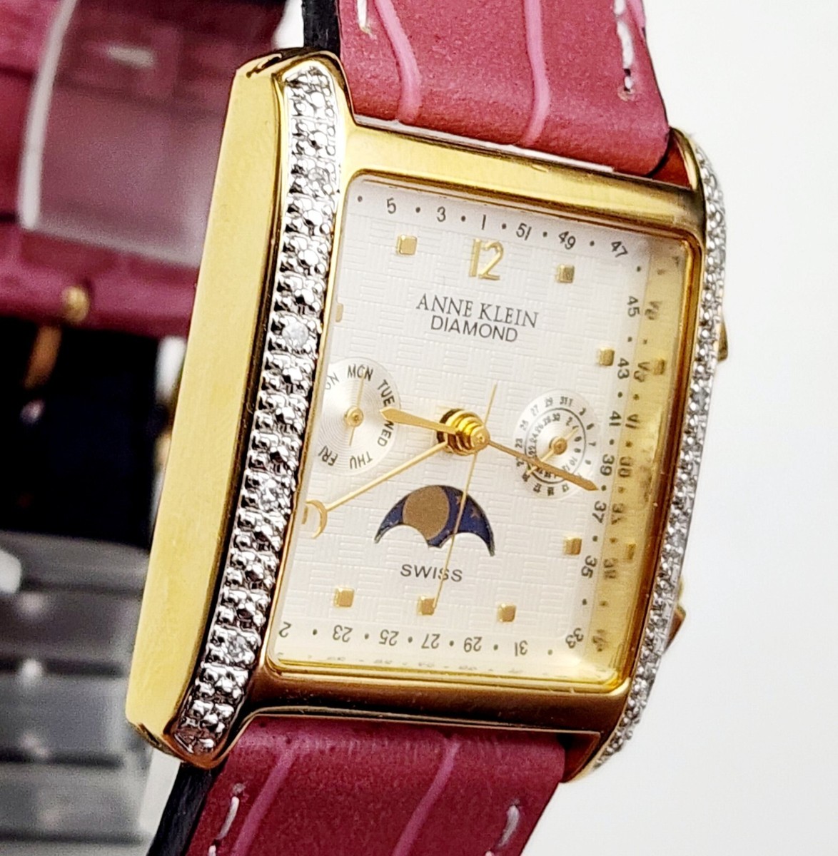 Women's MULTIFUNCTION MOONPHASE Watch ANNE KLEIN 12/7502-3