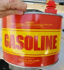 Vintage 2.5 Gallon METAL Gas Can Kelley Mfg. 1 of a Kind! MADE USA Very Rare