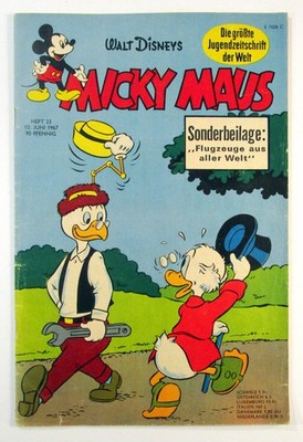 Micky Maus 1967 Heft 23 vom 10 Juni 1967 Walt Disney Original Ehapa Verlag