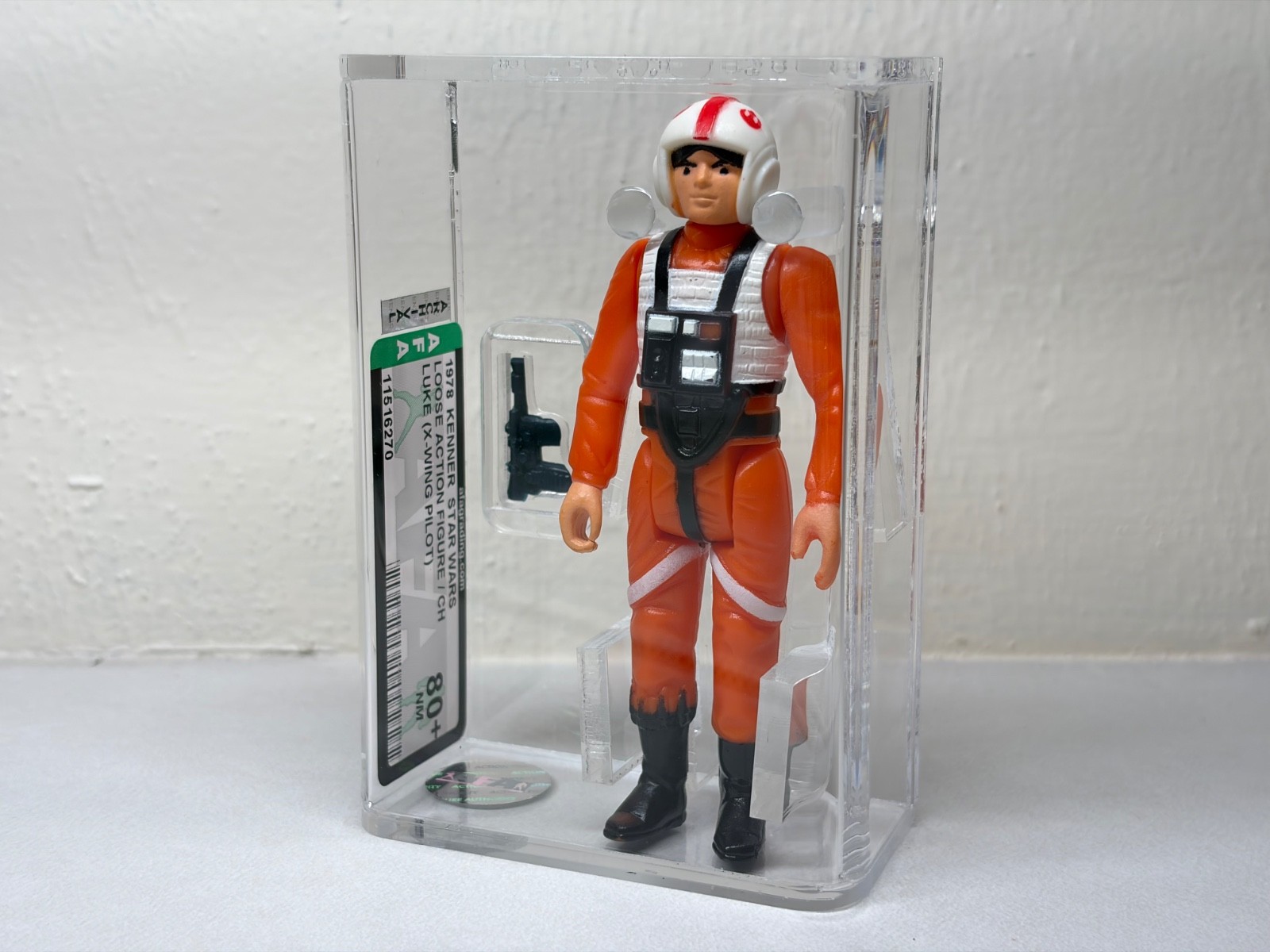 Star Wars 1977 Vintage Kenner Luke Skywalker X-Wing Pilot AFA 80+ China COO