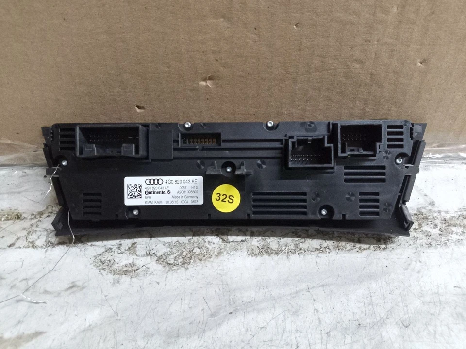 2012-2015 AUDI S6 FRONT A/C HEATER SEAT CLIMATE TEMPERATURE CONTROL 4G0820043 - Image 3 of 4