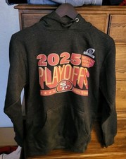 NFL San Francisco 49ers 2025 Playoffs Hoodie Size Small Fanatics NWOT 