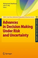 Advances In Decision Making Under Risk And Uncertainty Mohammed Abdellaoui