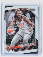2025 Panini Prizm WNBA #3 Tina Charles Silver Prizms