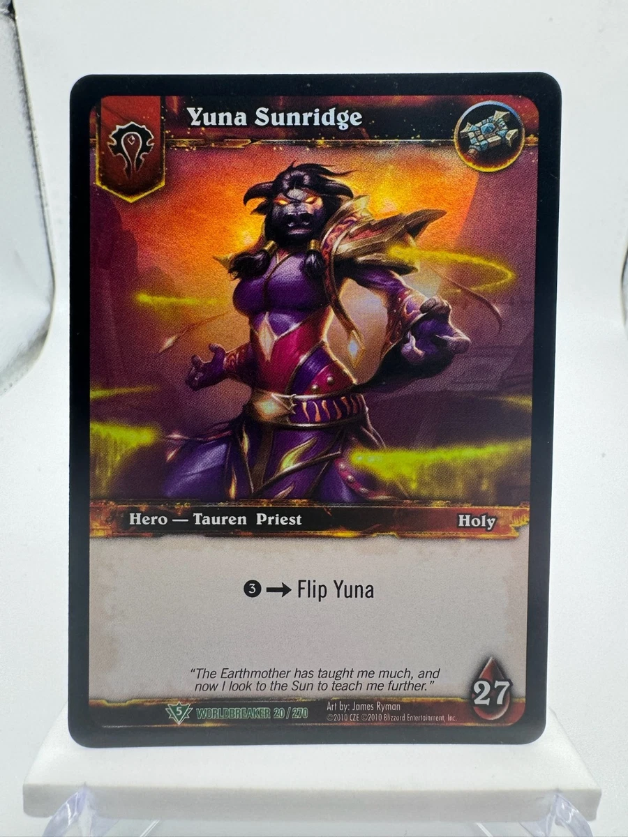 World of Warcraft TCG Worldbreaker Individual Collectible Card
