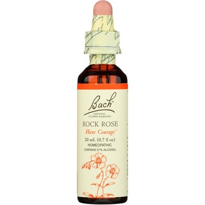 Bach Flower Remedies Rock Rose Homeopathic Dropper Essence 20Ml