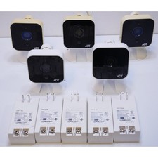 ADT Waterproof HD IP Camera 5 PC Bundle 3x OC835-V3  2x OC835-V2 Power Adapters