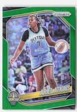 2025 Panini Prizm WNBA #13 Ariel Atkins Green Prizms