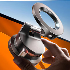 MagSafe Car Mount Magnetic Phone Holder Suction Cup iPhone 17 16 15 14 13 12 Pro
