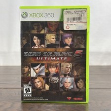 Dead or Alive 5: Ultimate (Microsoft Xbox 360, 2013) Complete No Manual