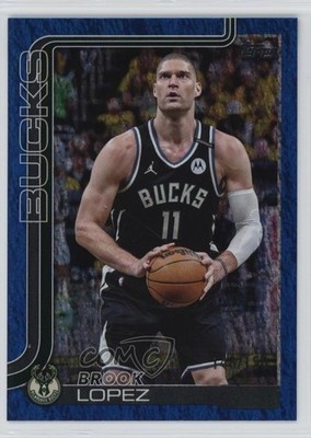 2025-26 Topps Blue Holo Foil 145/150 Brook Lopez #58 3g6