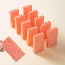 50 PCS Nail Buffer Block Disposable Nail Buffer Blocks Bulk Small Orange Nail