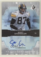2007 SPx Endorsements Scott Chandler #EN-SC Auto 00ah