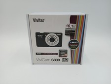 Vivitar Vivicam S325 16.1MP Digital Camera Black New  Sealed 