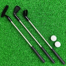 3Pc Mini Game Golf Club Desktop Golf Toy Compact Tabletop Game Multi-scene