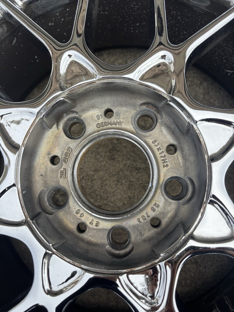 BBS RS2 17x8+40 ET40 Triple Chrome 5x120 | eBay