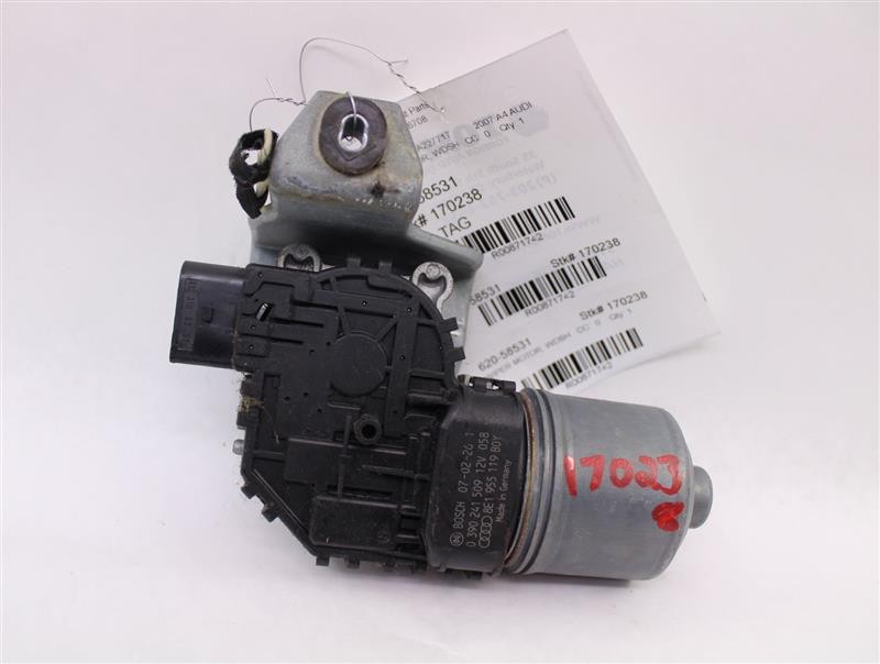 Used Windshield Wiper Motor fits: 2007 Audi A4  Grade A