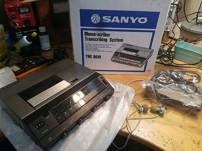 Sanyo Memo Scriber TRC 9010 With Original pedal Tested Working