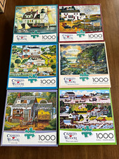Buffalo Games Charles Wysocki 1000 Pc Landscapes Jigsaw Puzzles Lot Of 6