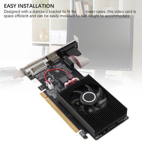 Graphics Card 1GB DDR3 128bit PCI Express 2.0 X 16 DVI VGA HD Multimedia⊹ - Picture 24 of 24