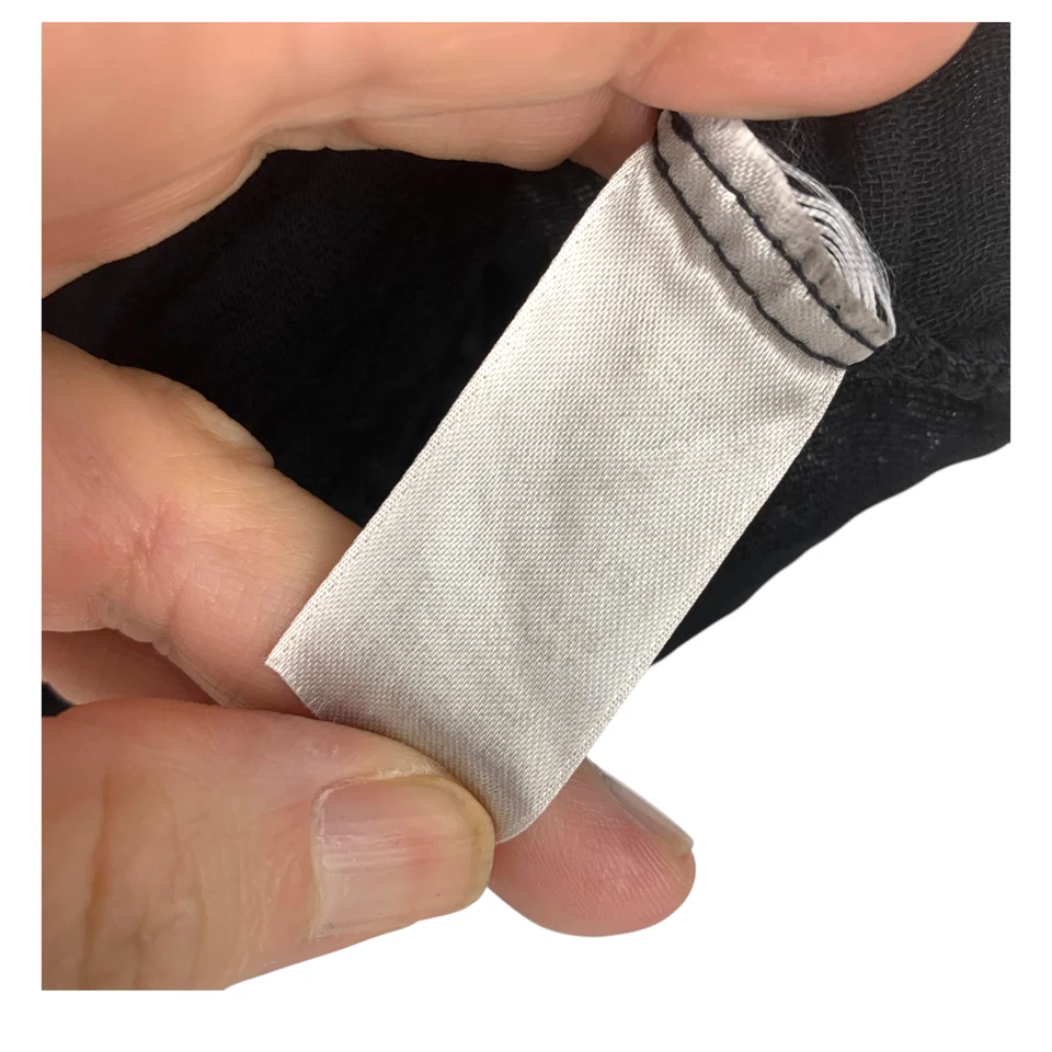 Michael Stars Monique Sz XS Black Sleeveless Double Gauze Button Front Blouse - Image 4 of 4