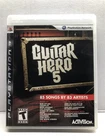 Guitar Hero 5 (PlayStation 3 PS3) Complete w/ Manual Tested Working - Free Ship