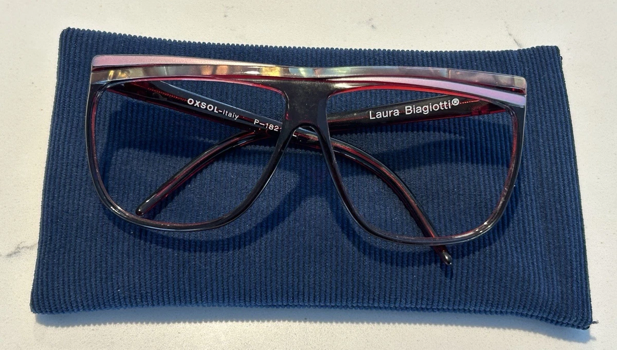 Vintage Laura Biagiotti Oversized Black & Gold 1980 Sunglasses T/36-95 RARE LAURA BIAGIOTTI Vintage Sunglasses for sale | eBay main image 2