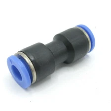 Pneumatic Straight Union Push 1/4"(6mm) Tube QUICK To Connect Air Fitting 30pc