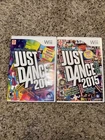 Just Dance Wii Bundle – Just Dance 2014 & 2015 – Very Clean Copies