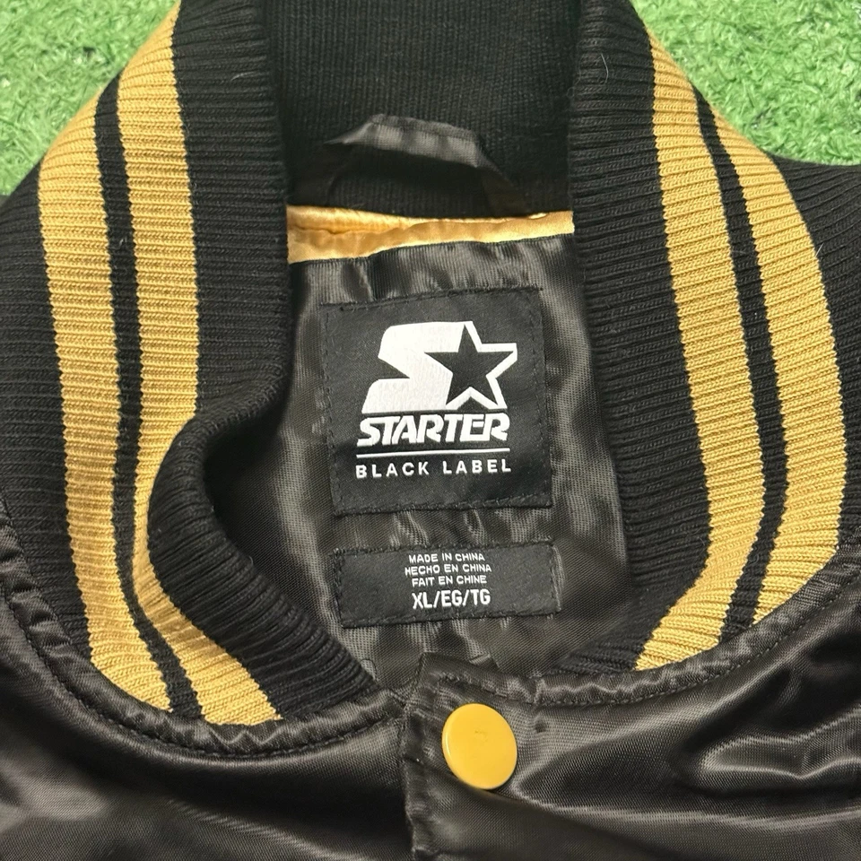 Phoenix Suns NBA Starter Jacket Rakuten Edición Limitada 75º Negro Dorado Talla XL Foto 4 de 4