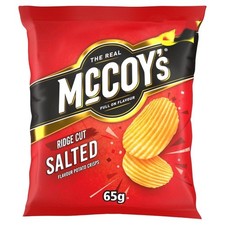 20 Pack McCoy's Salted Crisps 65g x20 - Bulk Value