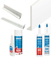 Window Cill Sill 1.2m UPVC Window Capping Board 9mm Corner  Straight Joint White