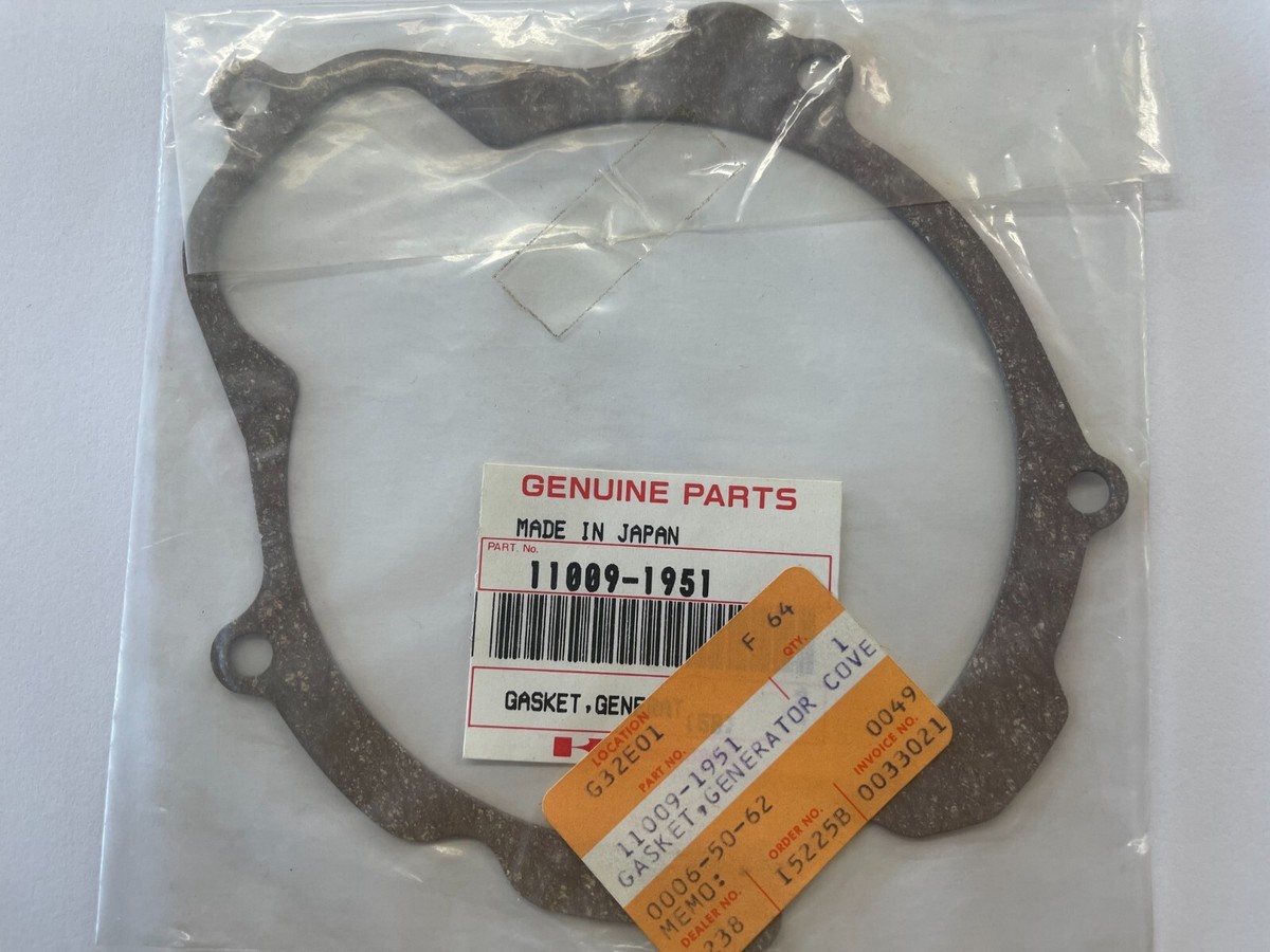 たかです。 NOS KAWASAKI 11009-1951 GASKET,GENERATOR COVE | eBay