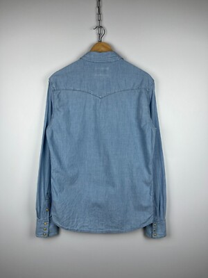 【ゲリラSALE】【美品】Nudie Jeans jonisデニムシャツ Men's Nudie Jeans Jonis Denim Shirt Snap Size M Blue | eBay