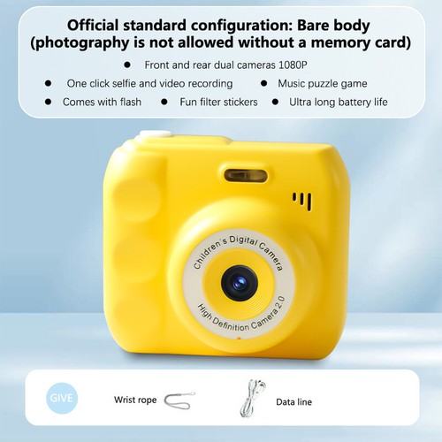 Mini CCD Digital Camera Portable Retro Photo Machine Photography Gifts for Ki-*- - Photo 16/20