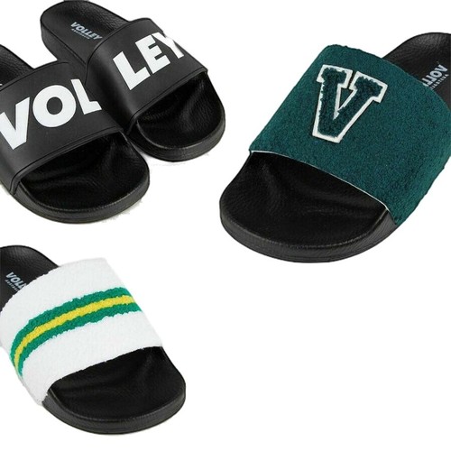 Volley Pool Slides Mens Volleys Black 