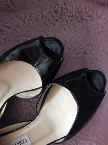 Jimmy Choo Damen Pumps Top Zustand Gr 38 Lack Leder Absatz 4,5 Schwarz Italy - Bild 5 von 10