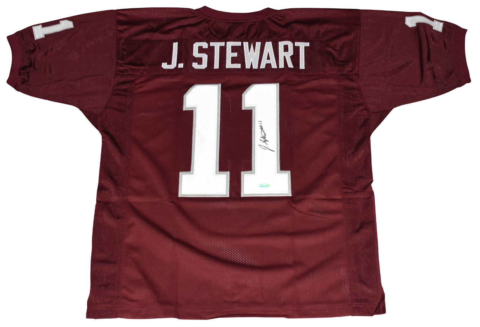 Jonathan Stewart Autographed Signed Texas A&M Aggies #11 MAROON JERSEY TRISTAR 