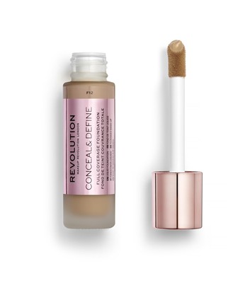 Revolution Beauty Conceal & Define Foundation Full Coverage Long-Lasting Matt...