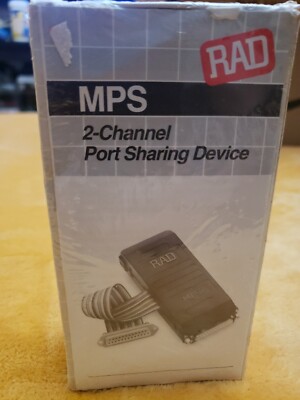RAD MPS 2-Channel Port Sharing Device NEW SEALED WITH SERIAL NUMBER