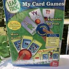 Leap Frog My Card Games Math Rummy Alphabet Go Fish Addition Subtraction Letter